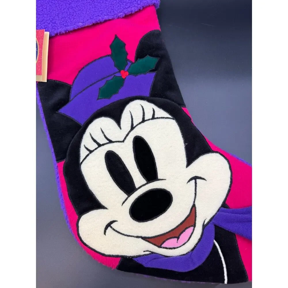 Vintage Mickey & Minnie Mouse Disney Stockings, Pair, NWT
